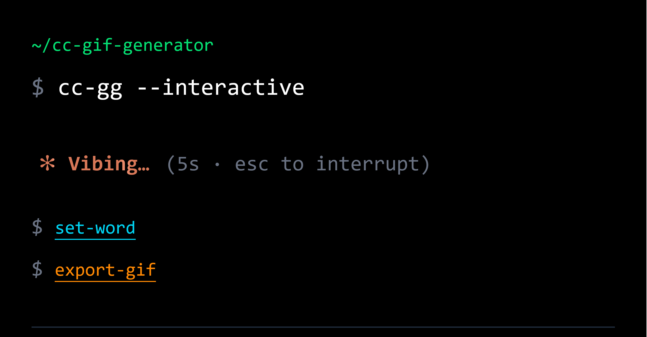 CC GIF Generator screenshot